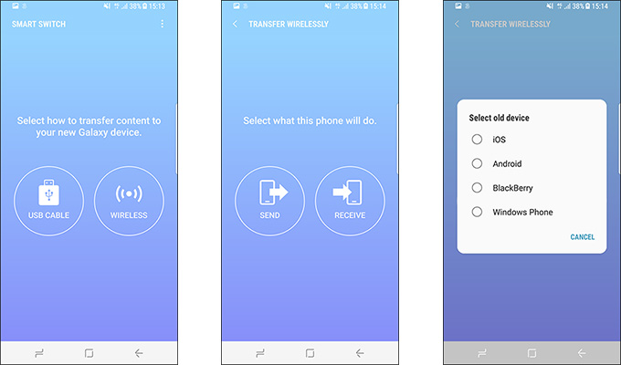 restore contacts to Samsung Galaxy S8