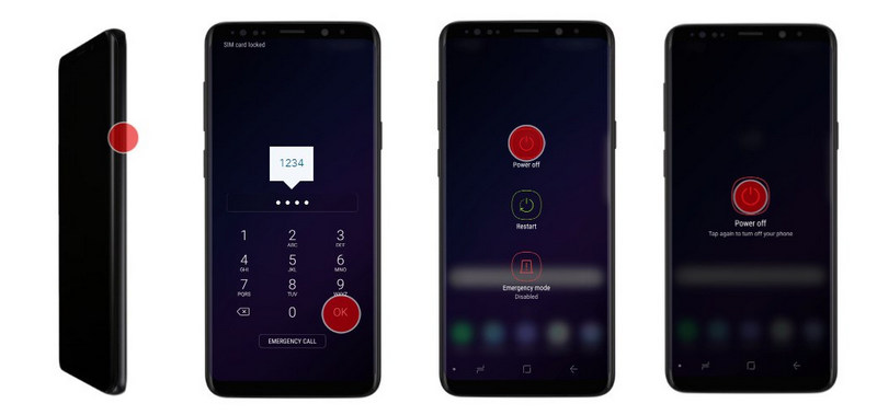 Turn Samsung Galaxy S25/S25+/S25 Ultra on and off