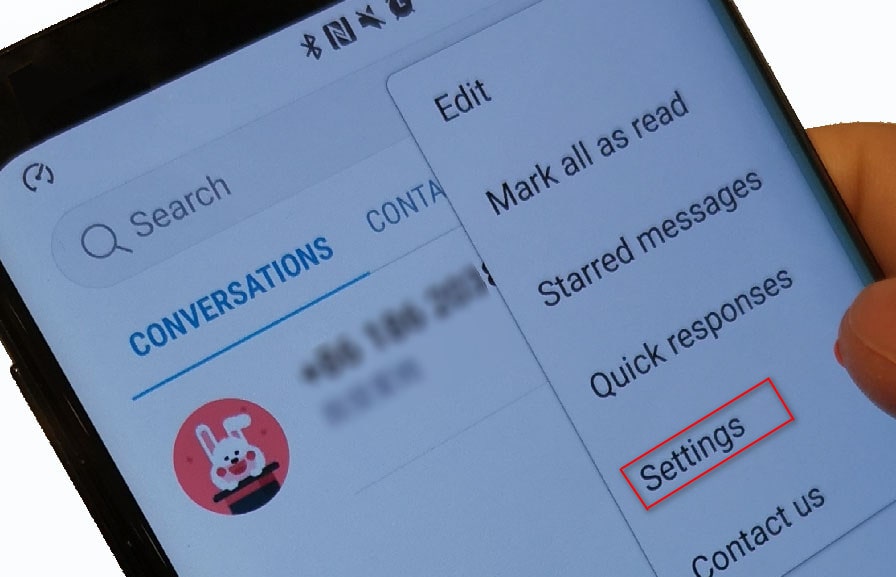 change Samsung Galaxy S25 text ringtones