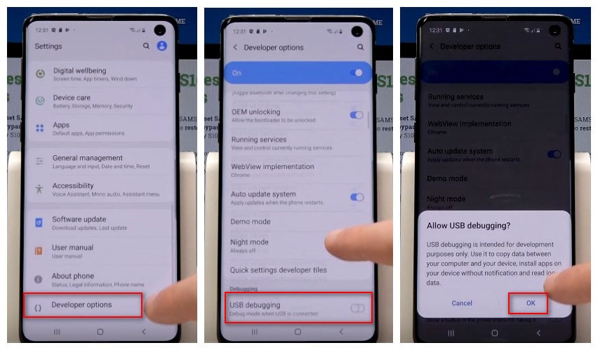 How to USB Debugging Mode on Samsung Galaxy
