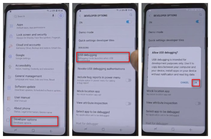 to Enable USB Mode on Samsung Galaxy S9/S9 Plus