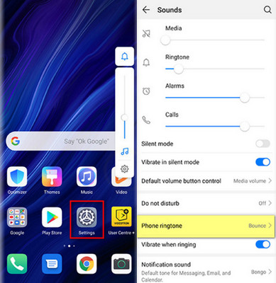 set ringtone on Huawei Pura80/80 Pro