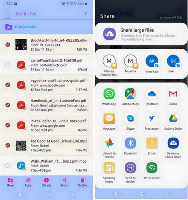transfer data from samsung to Samsung Galaxy S25 via Bluetooth