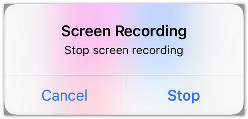 stop screen recording