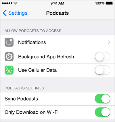 sync iPhone podcasts to PC