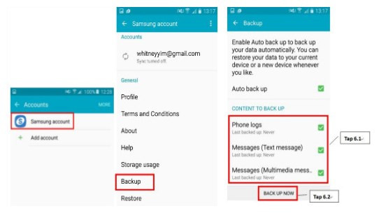 Samsung Galaxy S25 Backup Assistant