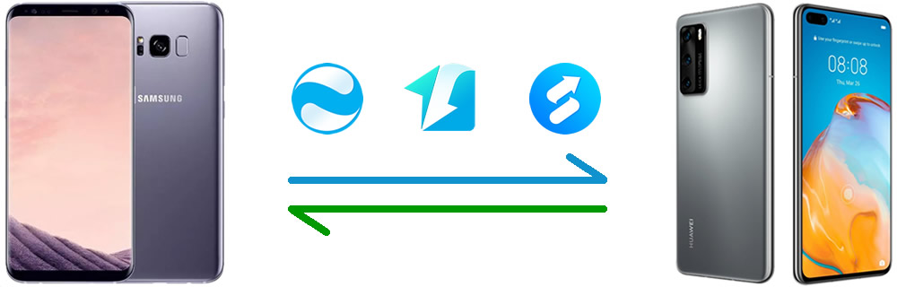 sync samsung to huawei p40 image