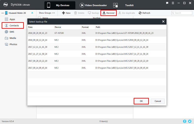 transfe contacts to Huawei Mate 70
