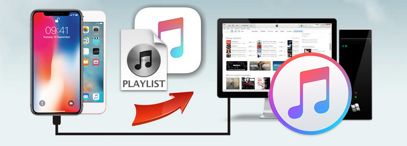 Transfer Music Playlist from iPhone 8/8 Plus/X to iTunes