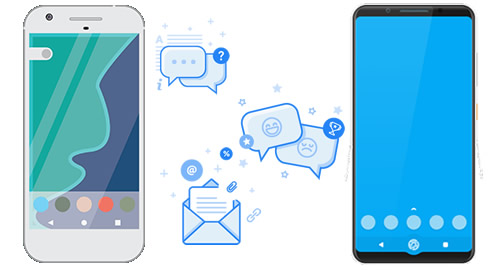 transfer messages from android to android