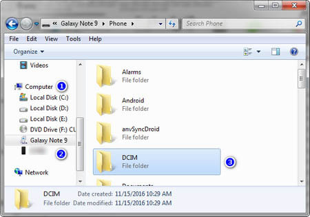 transfer photos from Samsung Galaxy S25 to computer 