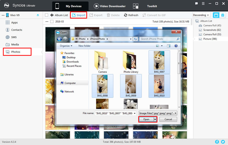 transfer photo file to Vivo X200 Ultra