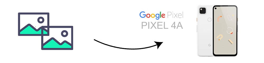 transfer photos to Google Pixel 4a