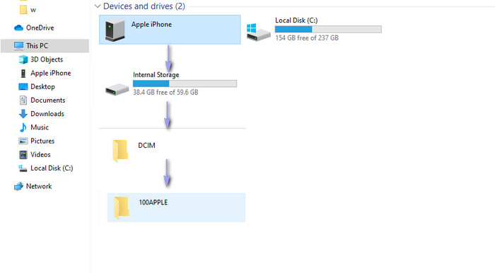  Transfer videos via File Explorer