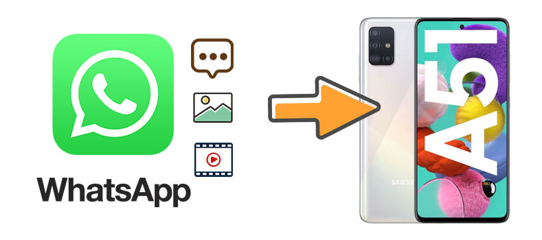 transfer whatsapp messages to Samsung Galaxy A51