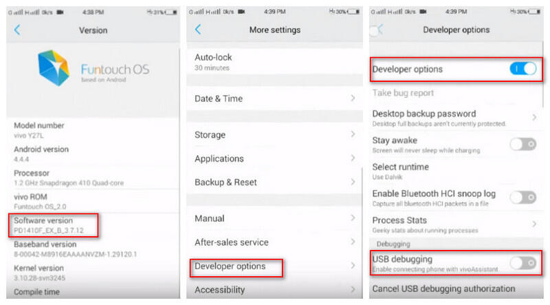 vivo setting v5 usb Debugging Enable on Vivo How to Phones Mode USB