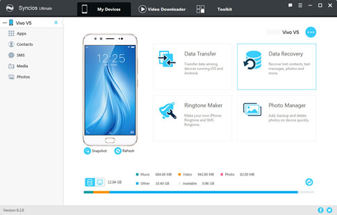 Vivo X200 Ultra with syncios