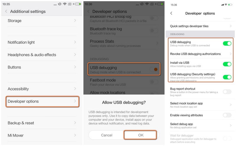 xiaomi security settings