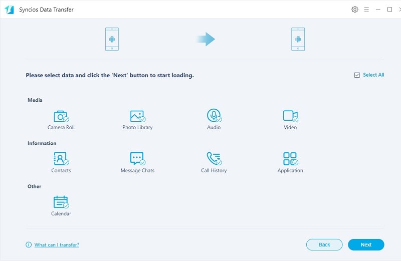 select files from Samsung to Samsung Galaxy S25