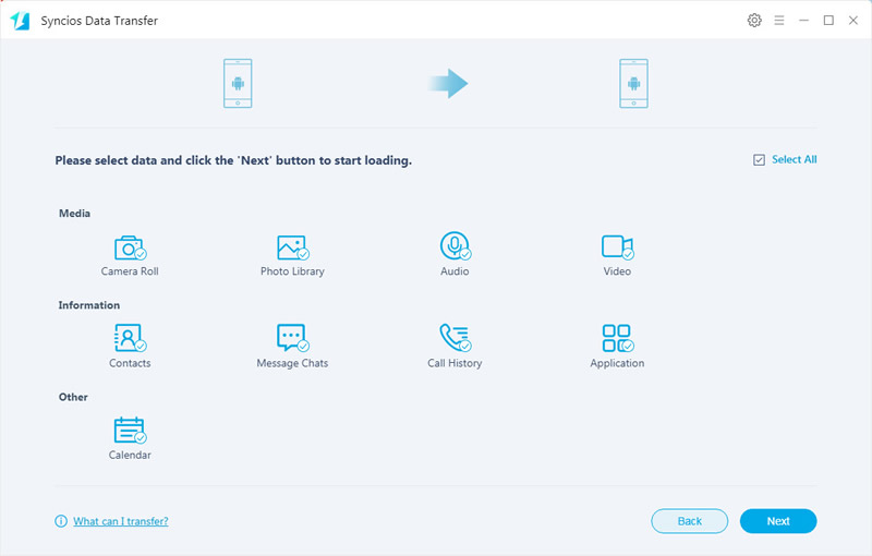 sync all data from samsung to huawei p40