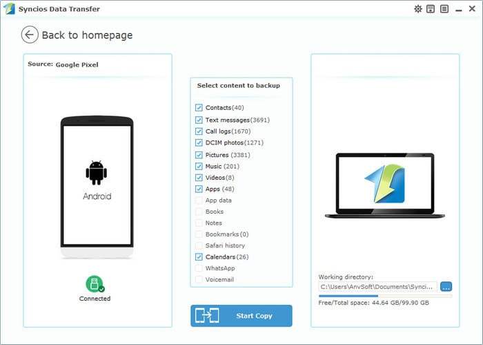 One-Click Backup Eeverything on Nexus 6P