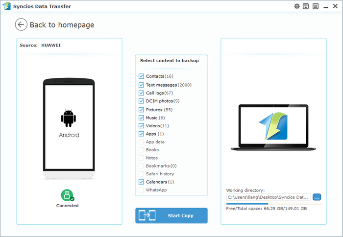 backup Huawei Honor Power