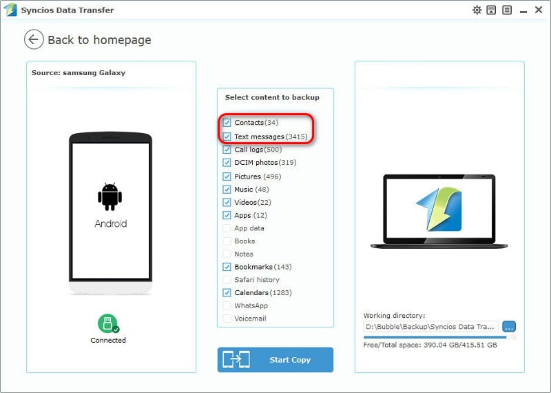 backup entire memory note 3