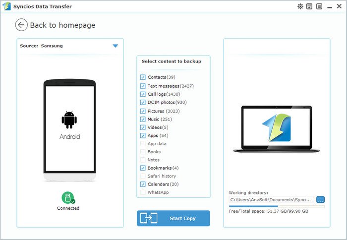 Samsung data transfer