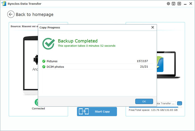 backup Xiaomi 15 photo to pc step3