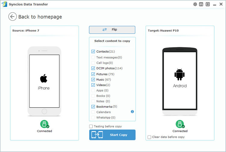 iphone to Huawei Pura80 directly