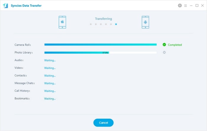 transfer data from iPhone to OnePlus 6T