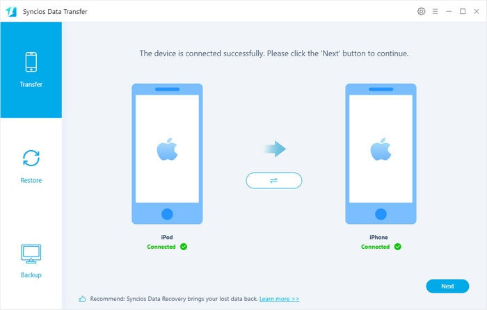 iPhone to iPhone Transfer