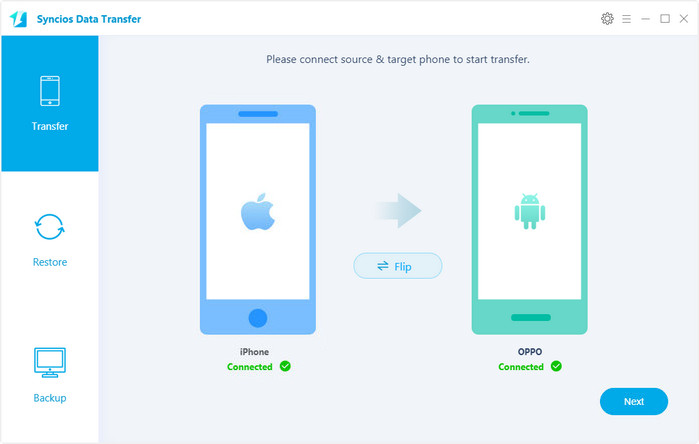 iPhone 5 to OPPO Find X8 transfer