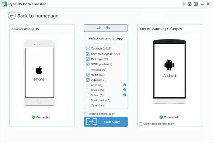 sync iphone to Samsung Galaxy S25