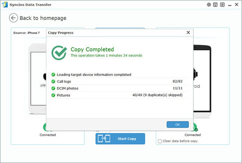 iphone to Vivo X200 Ultra transfer step 3