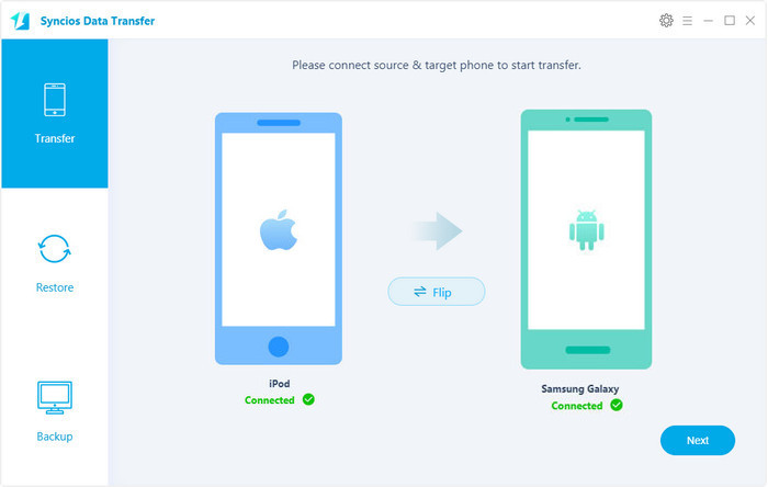 iPod to Samsung Galaxy S25 transfer