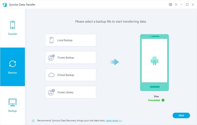 recover data from iCloud to Vivo X200 Ultra