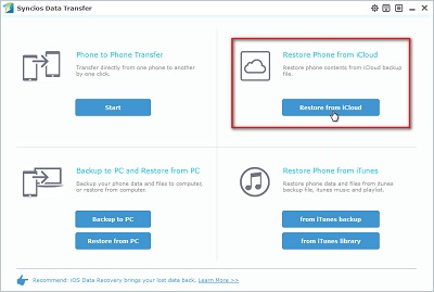 recover contacts from iCloud