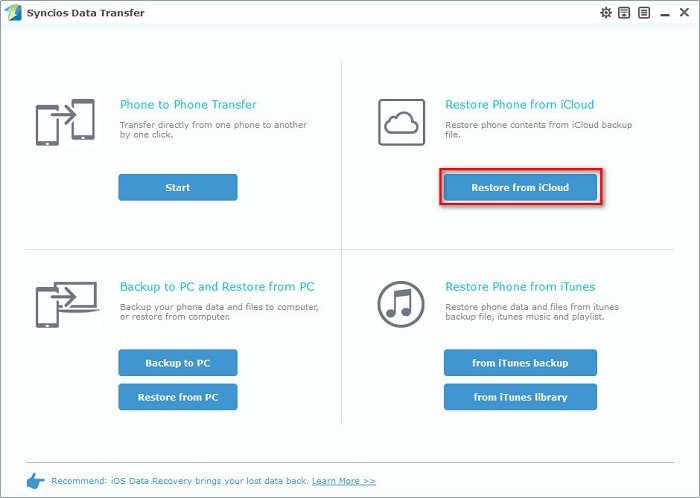 recover iCloud backup to OnePlus 13T