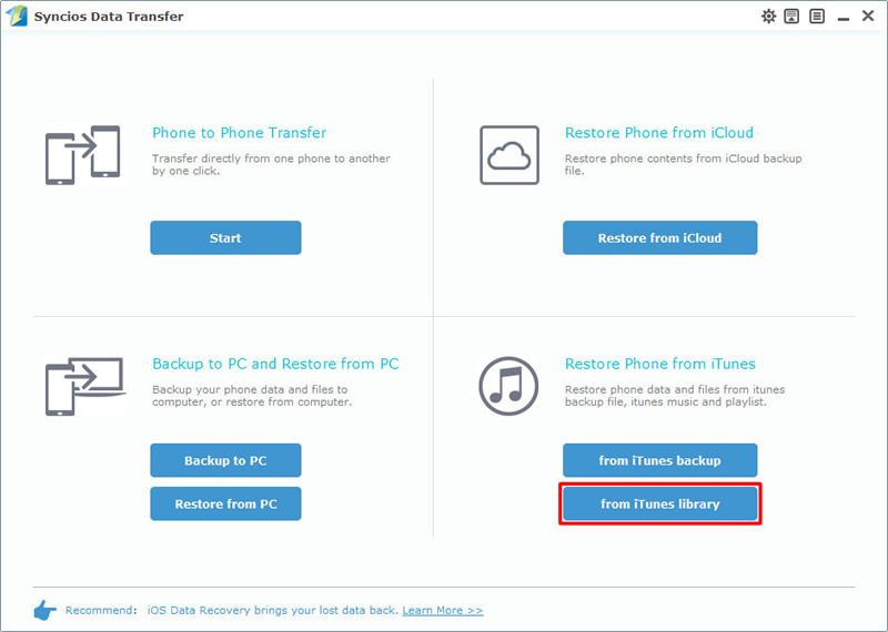 transfer itunes music to huawei p30 step 1