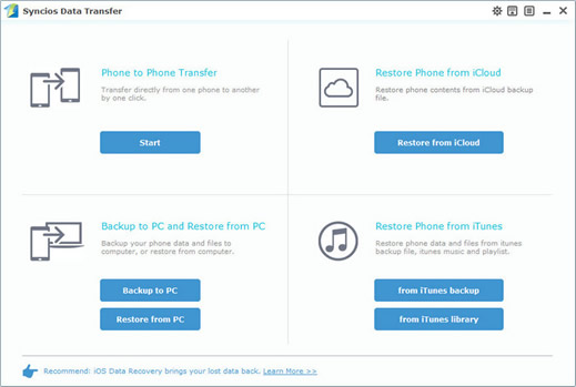 syncios data transfer platform