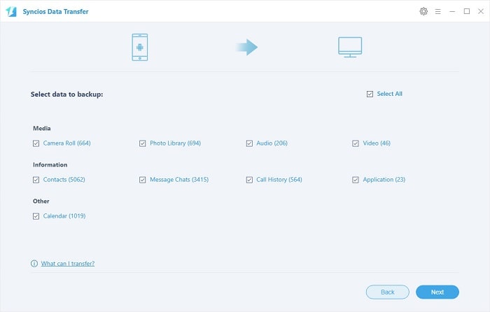 backup Samsung Galaxy S7 data to PC