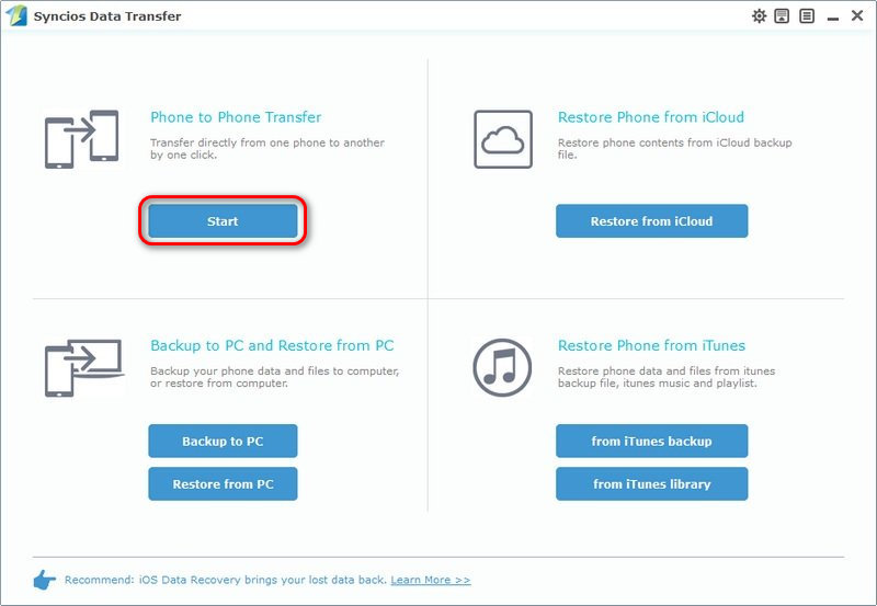 Phone to Phone transfer