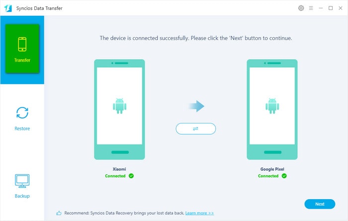 sync old android device to Google Pixel 9a