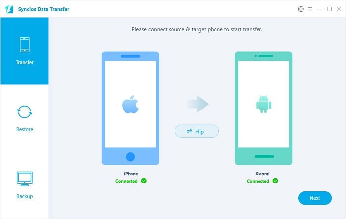 transfer data from iPhone to Xiaomi Redmi K70