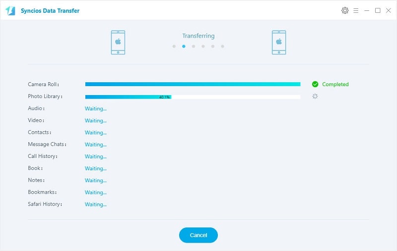 sync iPhone data to iPhone 16R