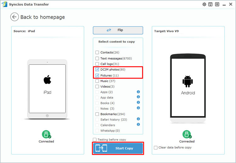ios to Vivo X200 Ultra directly