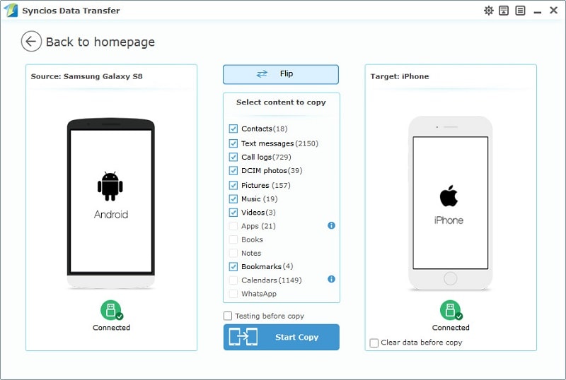 Sync Samsung bookmarks to iPhone