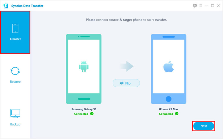 transfe samsung to iPhone 16 max directly step 1