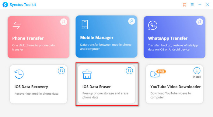 open ios data eraser